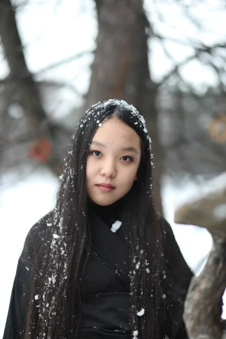 Snowy Asia — Teen editorial by Дударева Наталия for VOUS Magazine