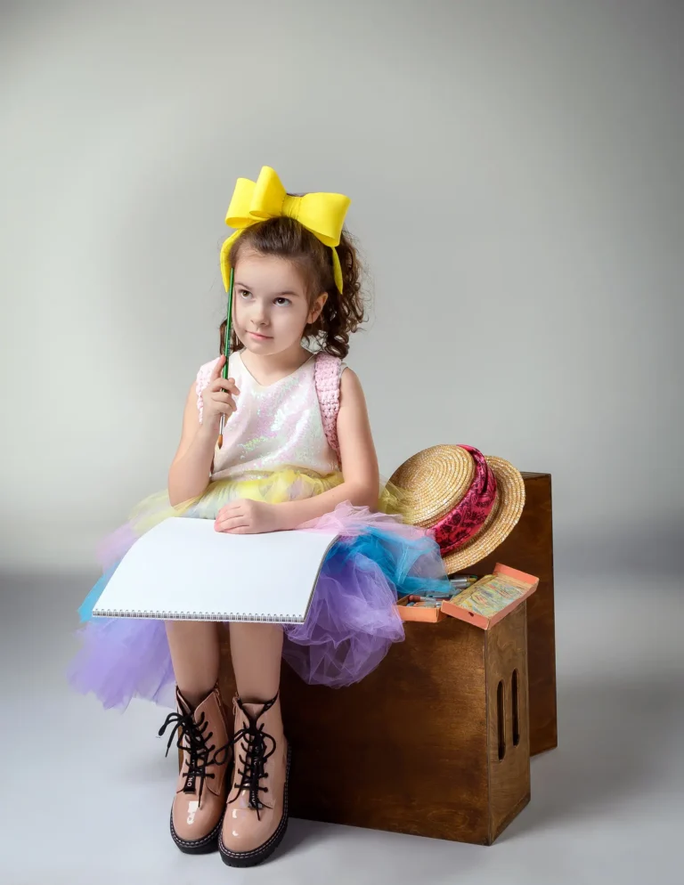 Studio shooting for a portfolio. Crystal Crown Modeling Agency. — VOUS Magazine · The March Teen Edition · Vol.5 · 2023