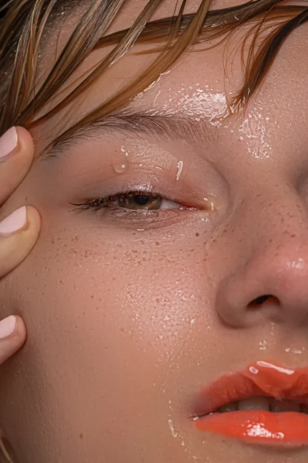 Caught in a rain shower — Fashion & Beauty editorial by Susann Loessin for VOUS Magazine