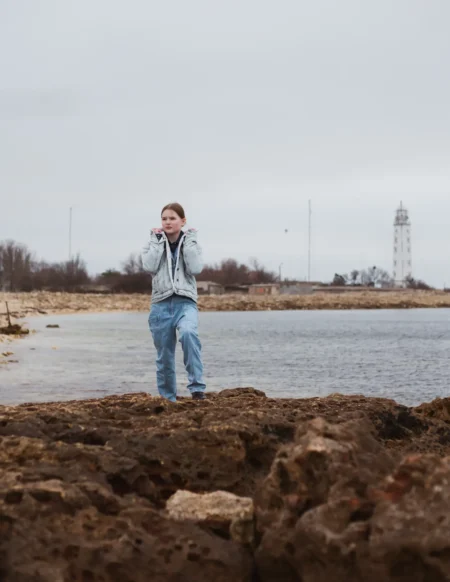 Denim & Sea — Teen editorial by Rimma Zaytseva for VOUS Magazine
