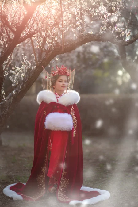 Fragrance of plum blossoms — Teen editorial by Natalia Yangurova for VOUS Magazine