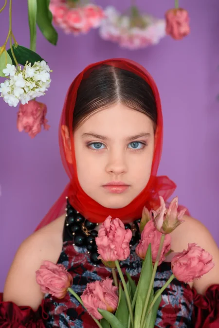 Ksyusha — Teen editorial by @Olgacharus for VOUS Magazine