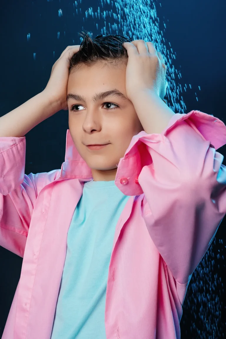 Boy in the rain — VOUS Magazine · The June Teen Edition · Vol.10 · 2023