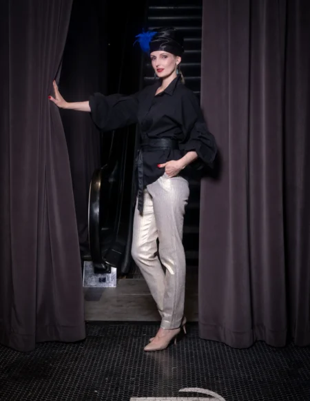 Fashion story with a blue accent — Fashion & Beauty editorial by Сергей Булкин for VOUS Magazine