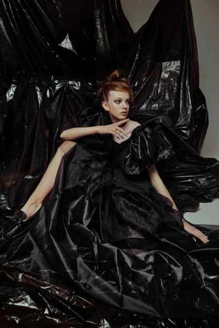 In the Black — Fashion & Beauty editorial by Efimov Slava for VOUS Magazine