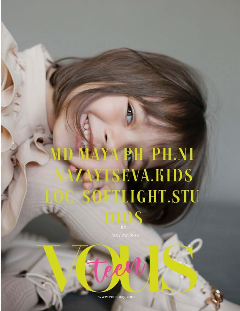 Md Maya Ph @ph.ninazaytseva.kids Loc @softlight.studios — VOUS Magazine · The June Teen Edition · Vol.8 · 2023