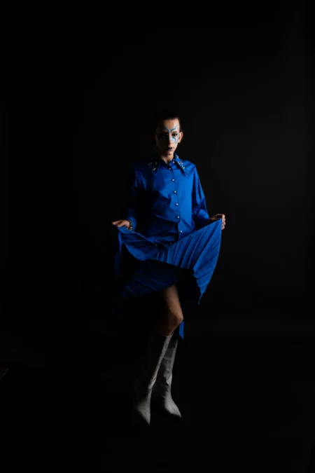 Blue soul — Fashion & Beauty editorial by @__sofia.jpg for VOUS Magazine