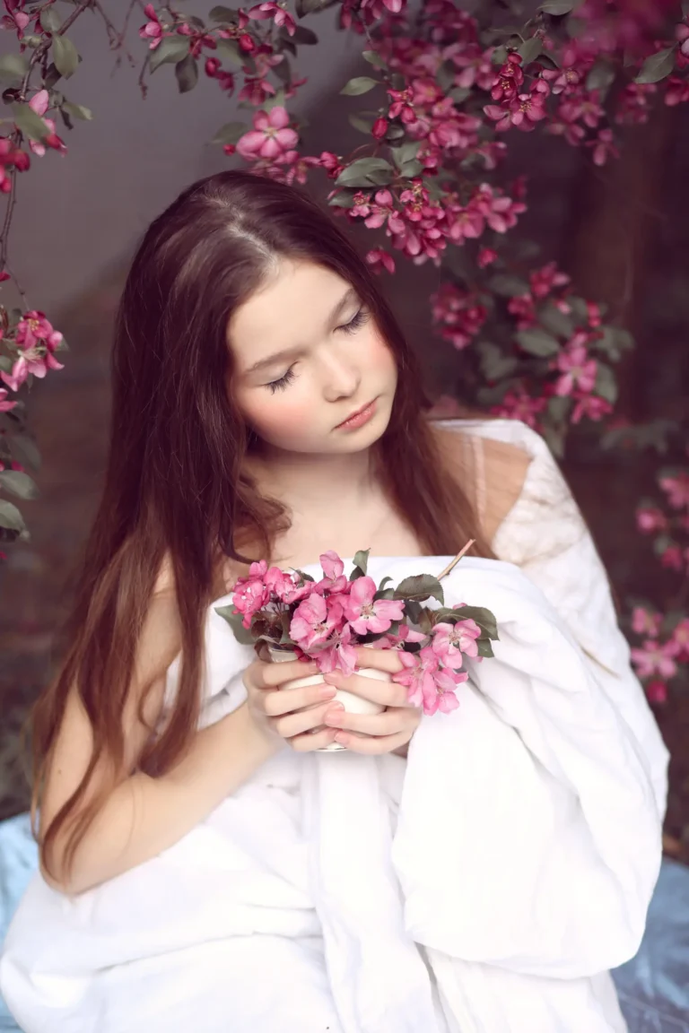 Morning. Blossom. Girls — Teen editorial by Дударева Наталия for VOUS Magazine