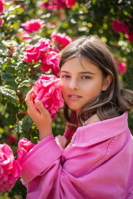 Charming roses — Teen editorial by Kateryna Syva for VOUS Magazine
