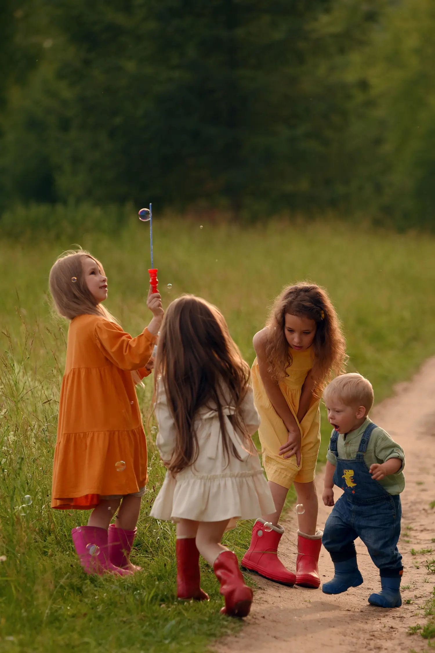 Children in the village — Teen editorial by Tatiana Skorodumova for VOUS Magazine