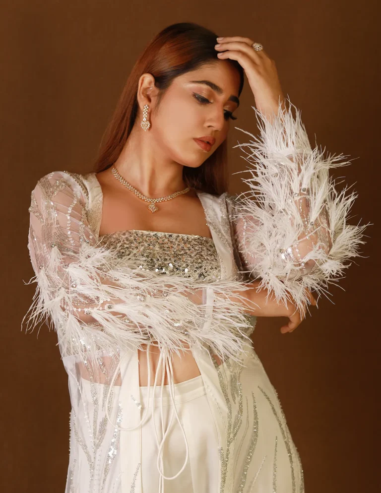Feeling like a runway model in this stunning ensemble!