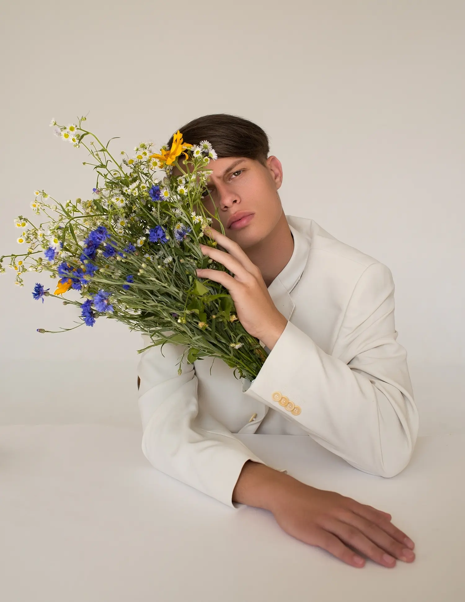 Male beauty — Man editorial by Korchagina Svetlana for VOUS Magazine