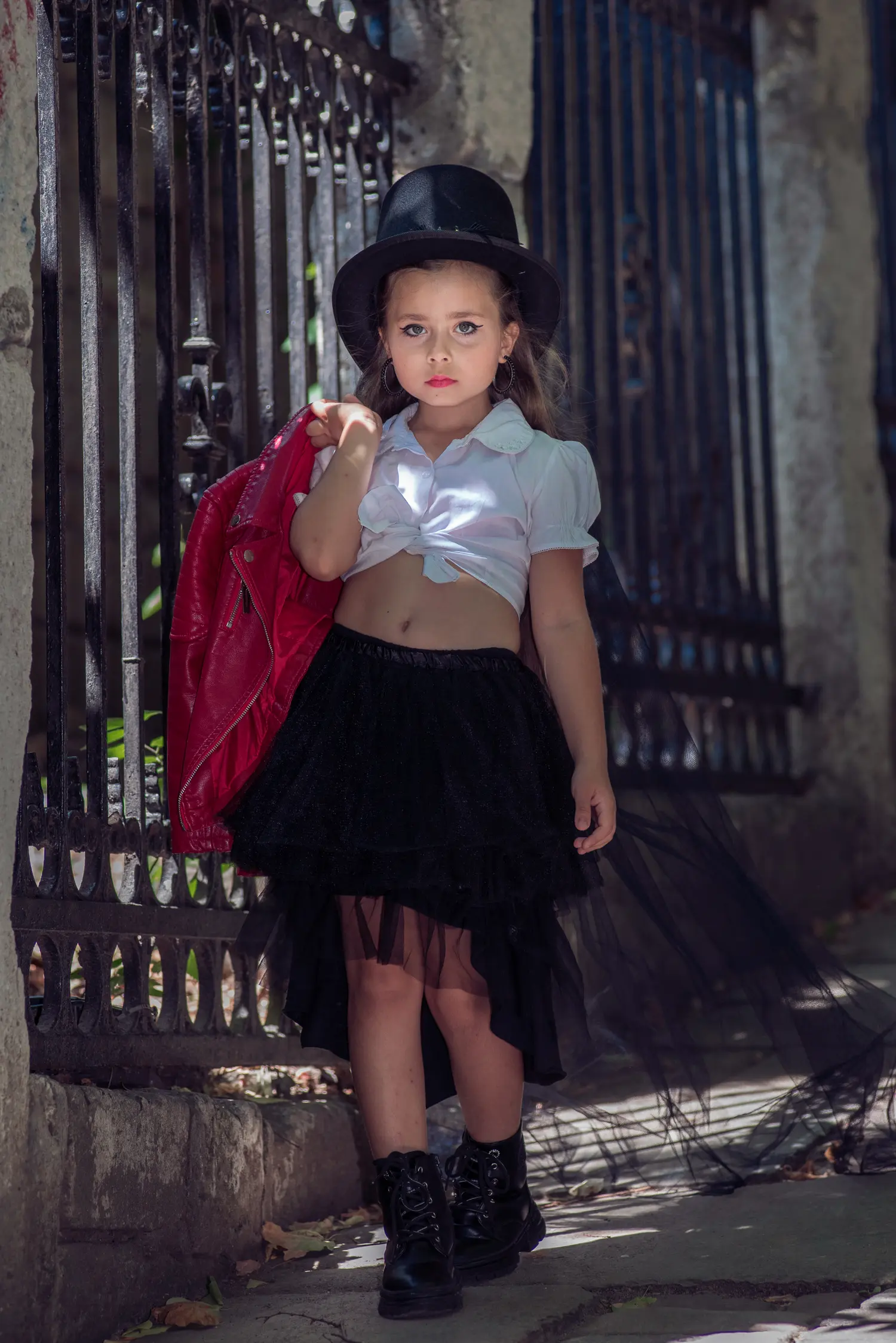 The Princess in Black — Teen editorial by Catalin Andrei for VOUS Magazine