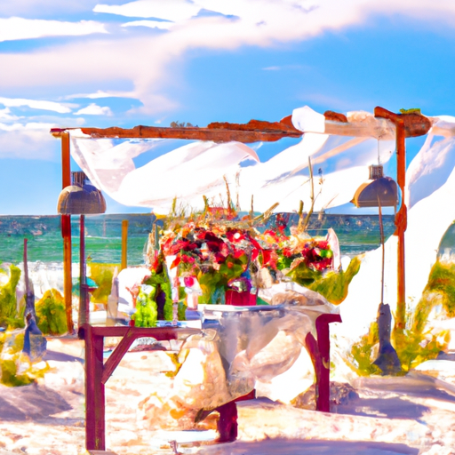 beach wedding family photos