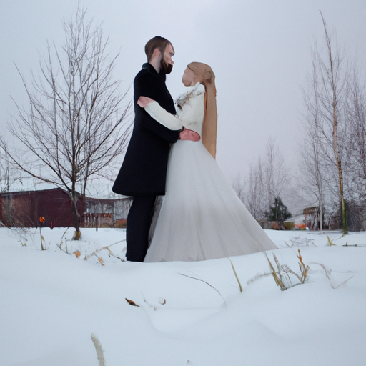 winter wedding photoshoot