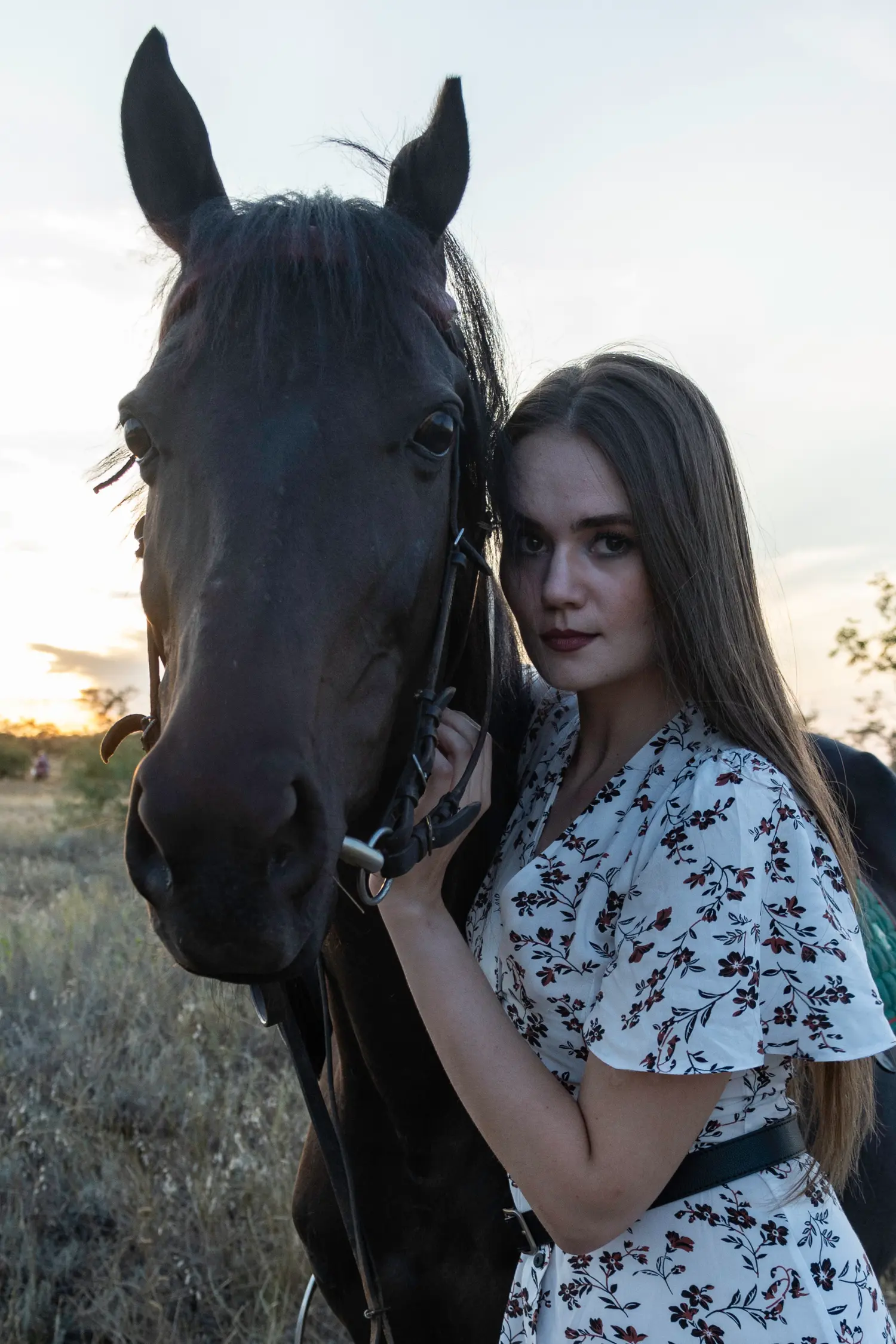 Walking with horses — Fashion & Beauty editorial by Olga Saltykova for VOUS Magazine