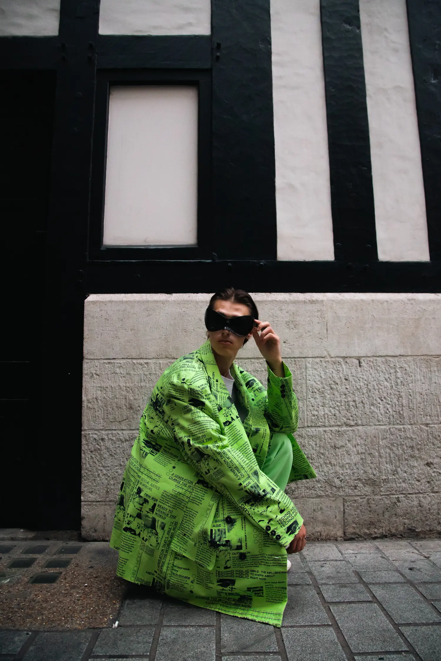 Emerald City: London's Green Fashion Elegance — Fashion & Beauty editorial by Tim Serazhy for VOUS Magazine