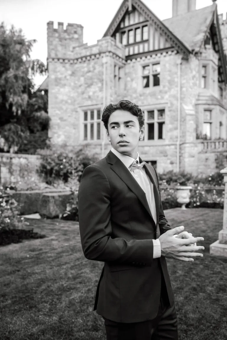 Hatley Castle — Man editorial by Amanda Morie for VOUS Magazine