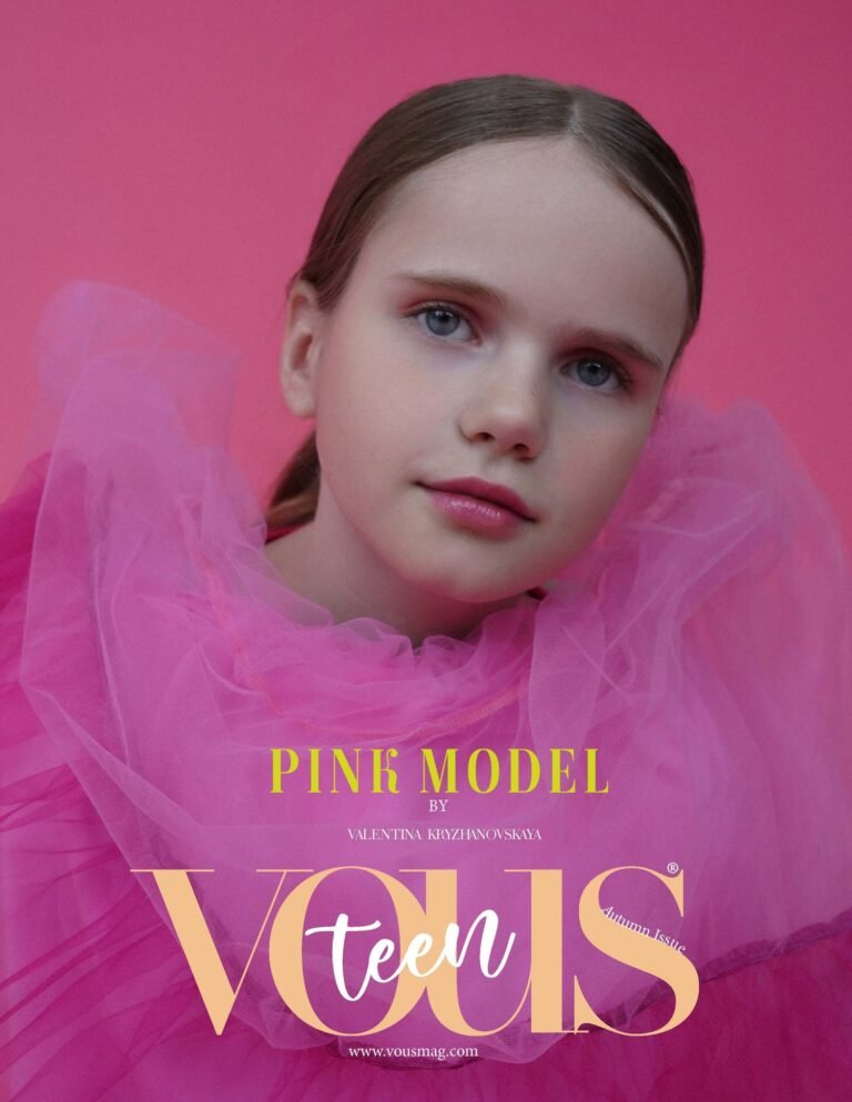 Pink model — VOUS Magazine · The October Teen Edition · Vol.2 · 2023