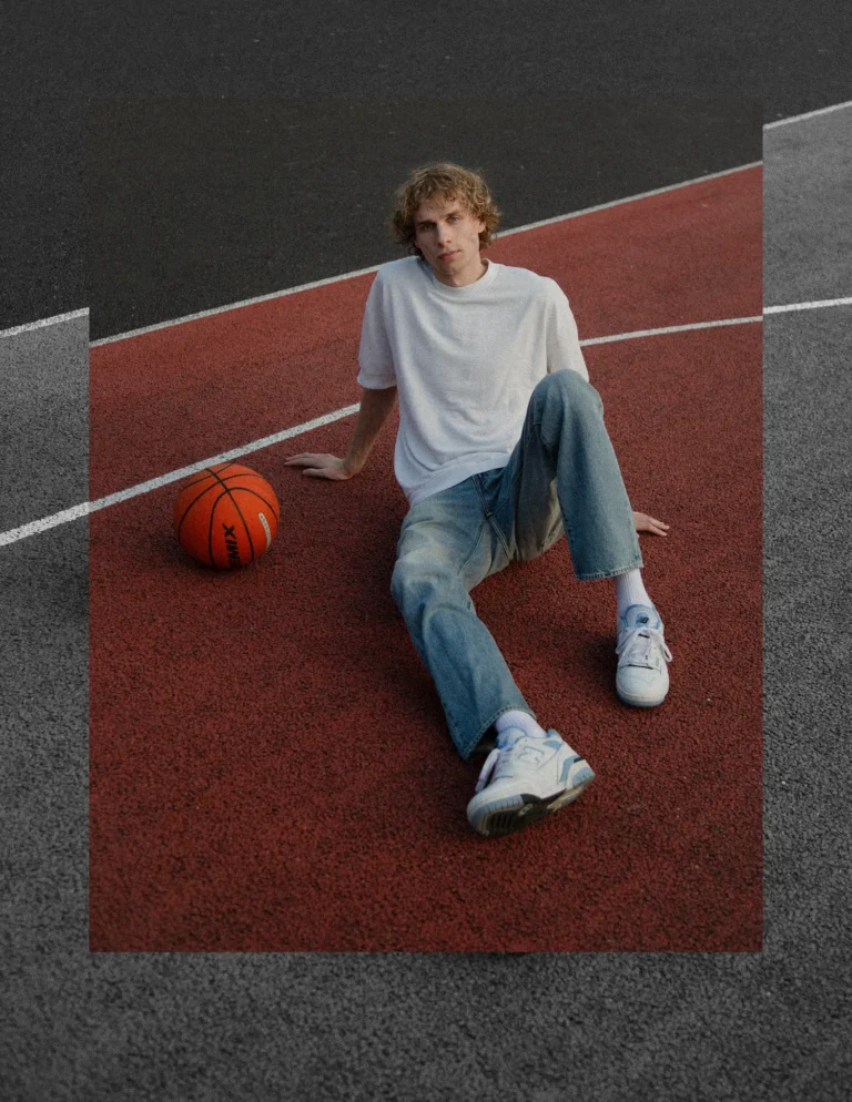 The basketball diaries — Man editorial by Milana Brezgina for VOUS Magazine