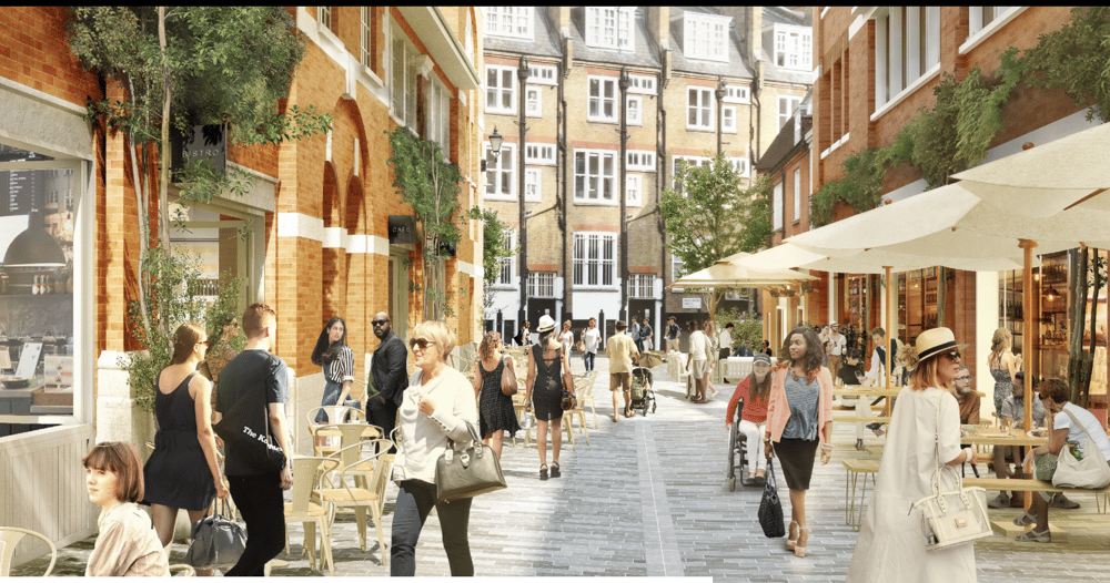 Grosvenor hails new West End era as works starts on South Molton Triangle development