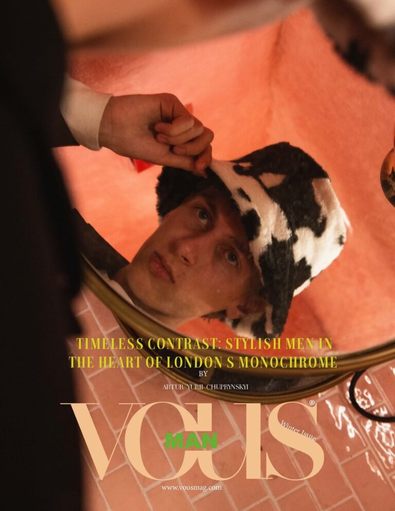 Timeless Contrast: Stylish Men in the Heart of London's Monochrome — VOUS Magazine · The December Man Edition · Vol.2 · 2023