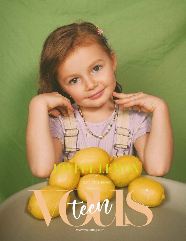 Joyful lemon — VOUS Magazine · The December Teen Edition · Vol.1 · 2023