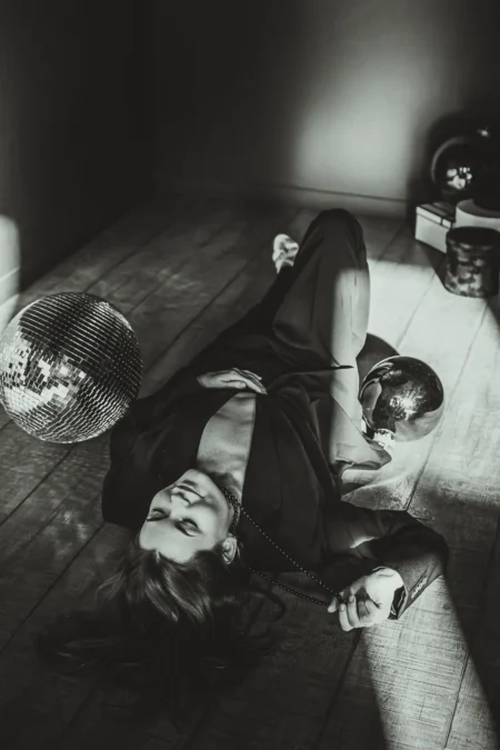 new year lady_Inna Samarina — Christmas Special editorial by Mariya Bublik for VOUS Magazine