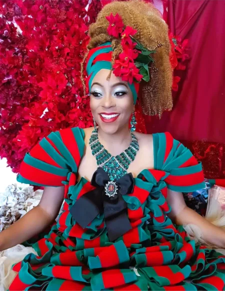 Yuletide Elegance: Unwrapping the Magic in a Ribbon Couture Christmas — Christmas Special editorial by Jasmine Handy for VOUS Magazine