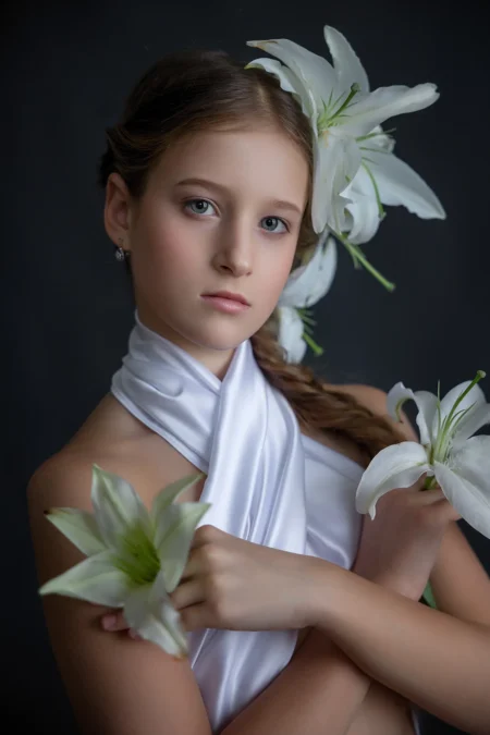 Floral Tenderness — Teen editorial by Anastasia Synkova for VOUS Magazine