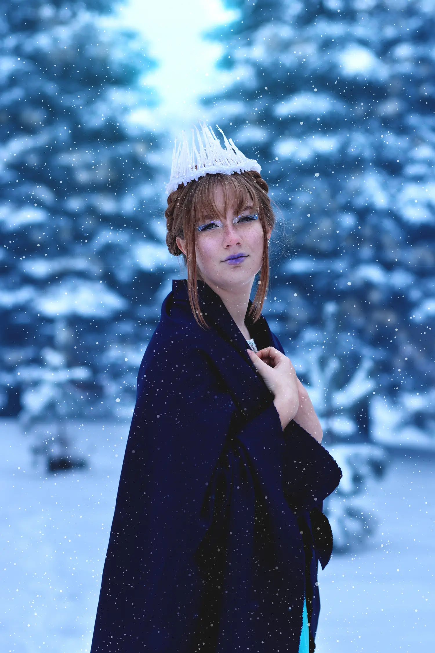 Ice queen — Teen editorial by Magda Bachir for VOUS Magazine
