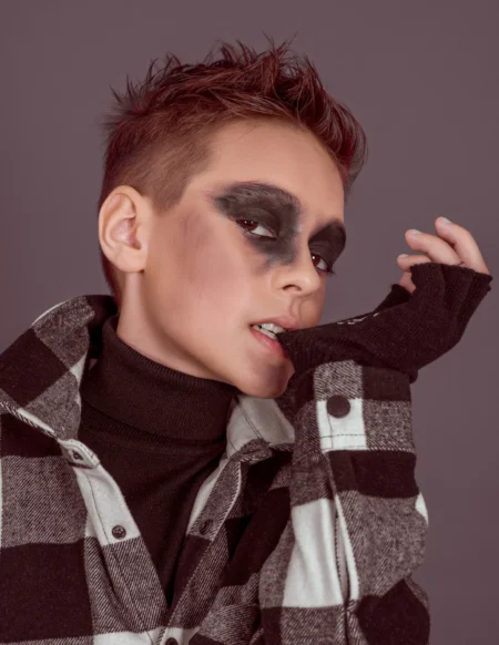 Black — Teen editorial by Ольга Эмбер for VOUS Magazine