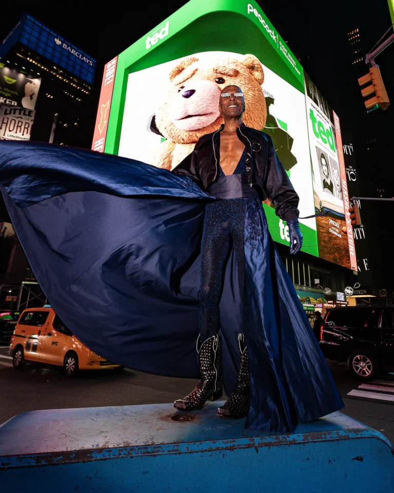 The Blue’s Brothers styling in Times Square — Man editorial by Donald Schultz for VOUS Magazine