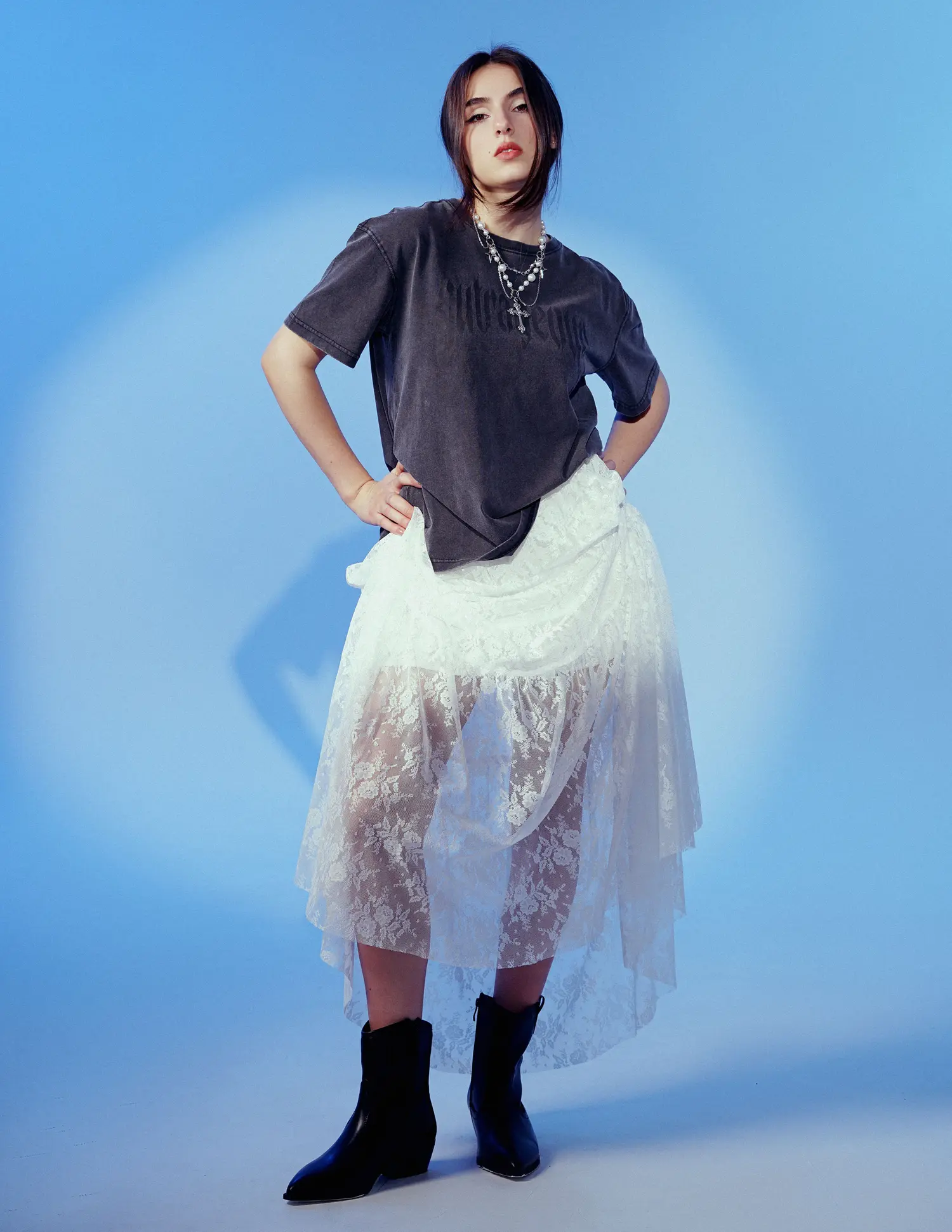 Angelina — Beauty editorial by Ksenia Belaya for VOUS Magazine