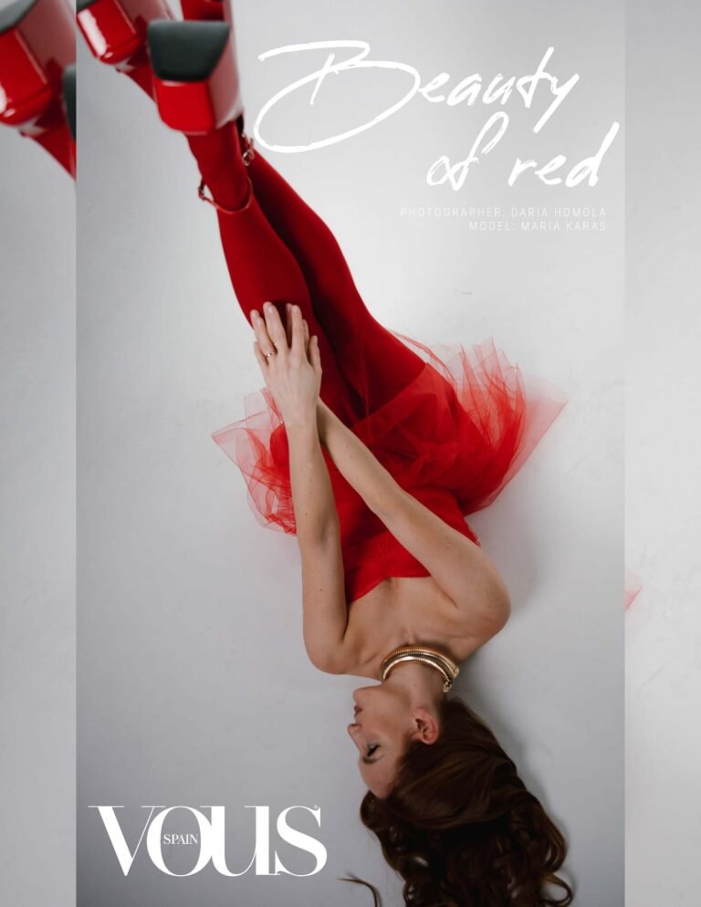 Beauty of red — VOUS Magazine · The May Fashion & Beauty Edition · Vol.5 · 2024