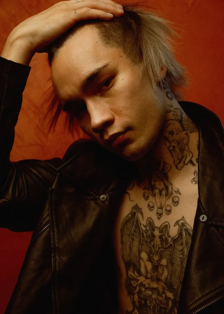 Engulfed in darkness — Man editorial by Irisa Didrisa for VOUS Magazine