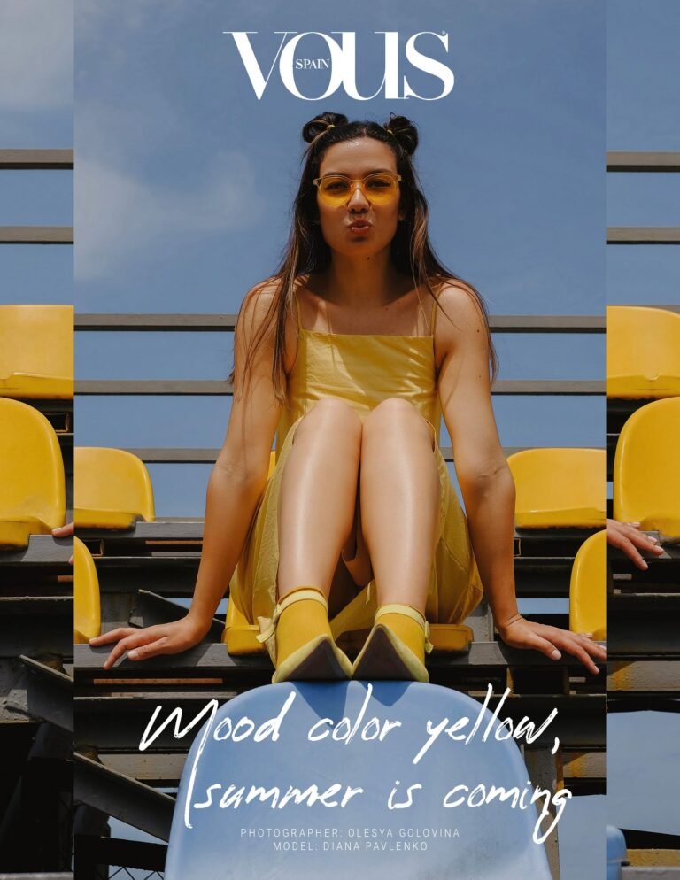 Mood color Yellow, summer is coming — VOUS Magazine · The June Portrait Edition · Vol.6 · 2024