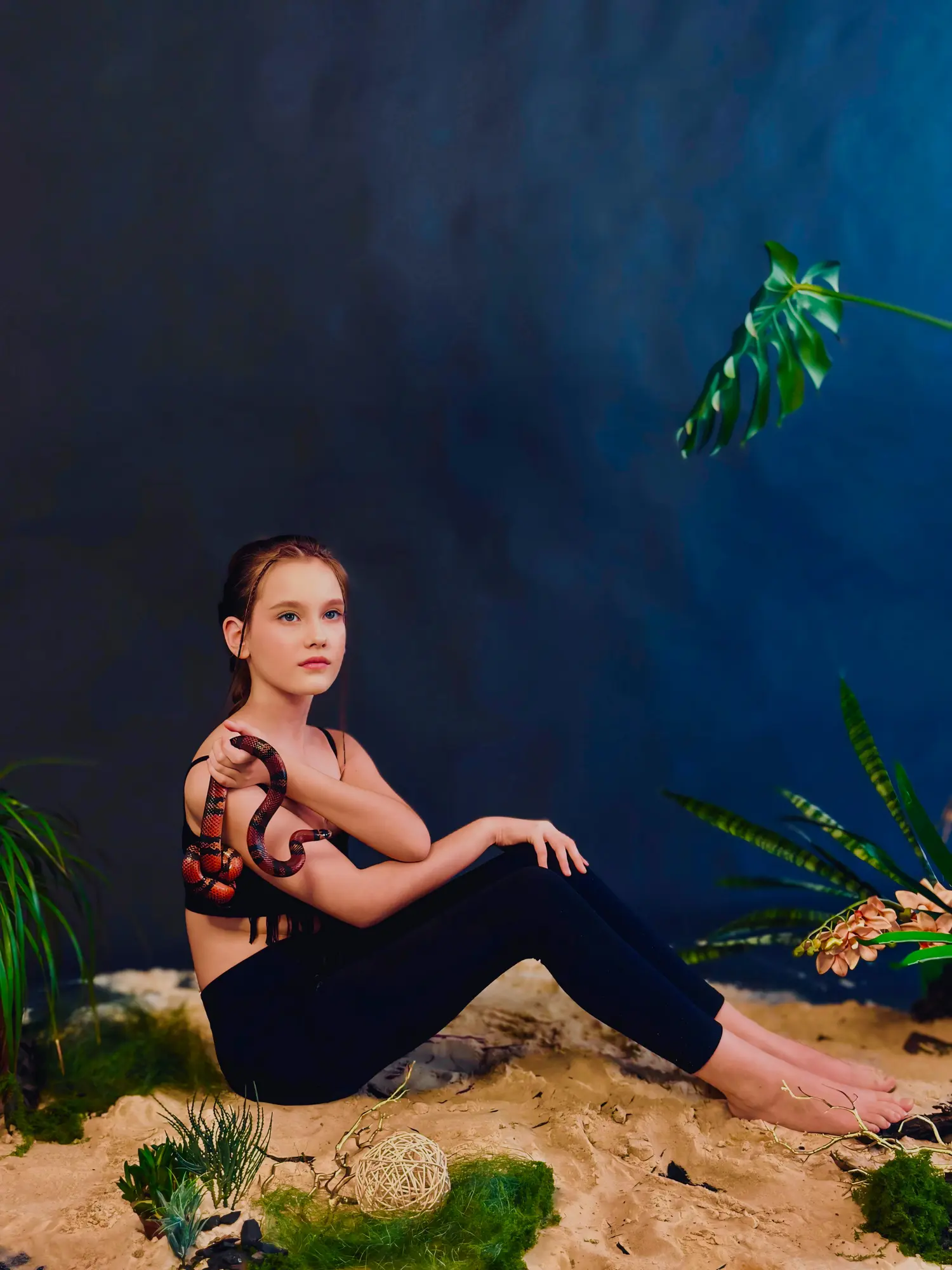Snake 🐍 — Teen editorial by Juliiya Naryzhnaya for VOUS Magazine