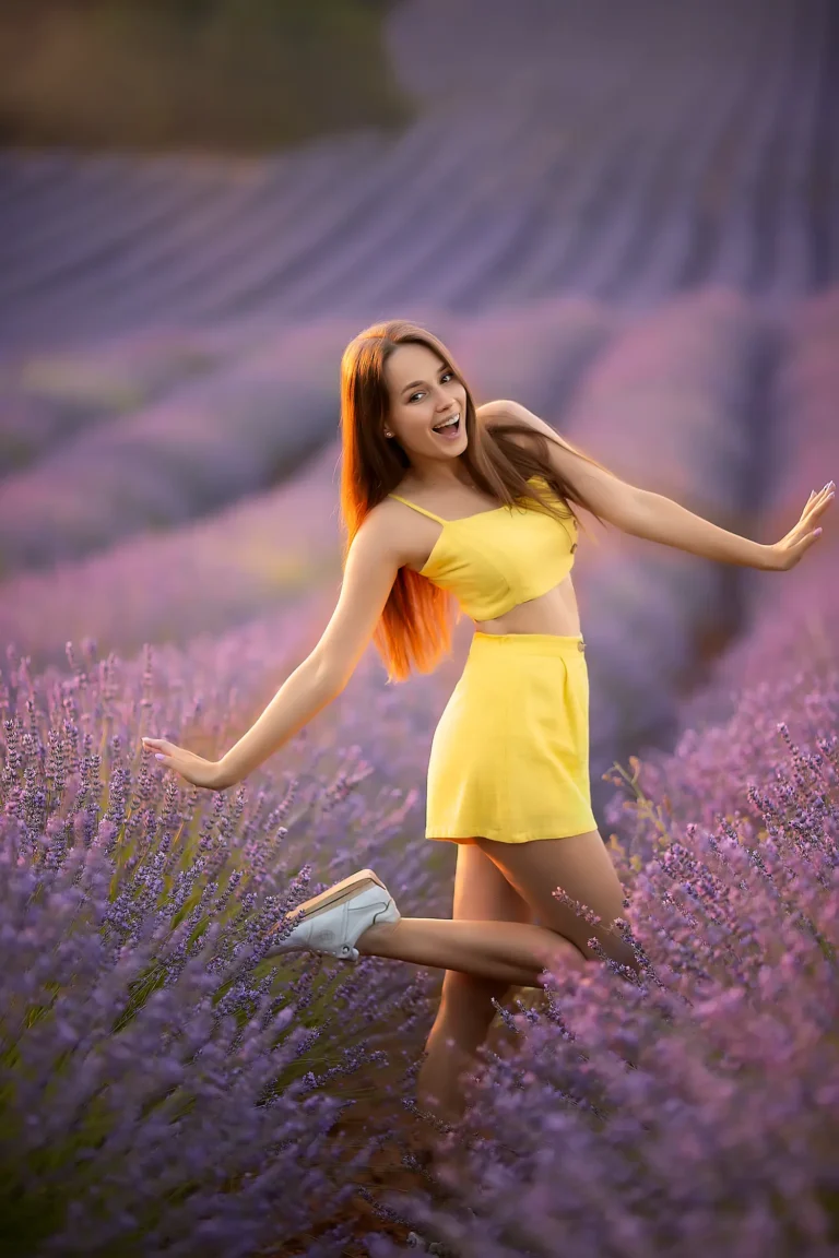 Lavanda love — Portrait editorial by Anzhela Kis for VOUS Magazine