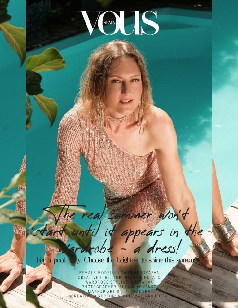 The real summer won’t start until it appears in the wardrobe - a dress! For a … — VOUS Magazine · The July Street Edition · Vol.2 · 2024