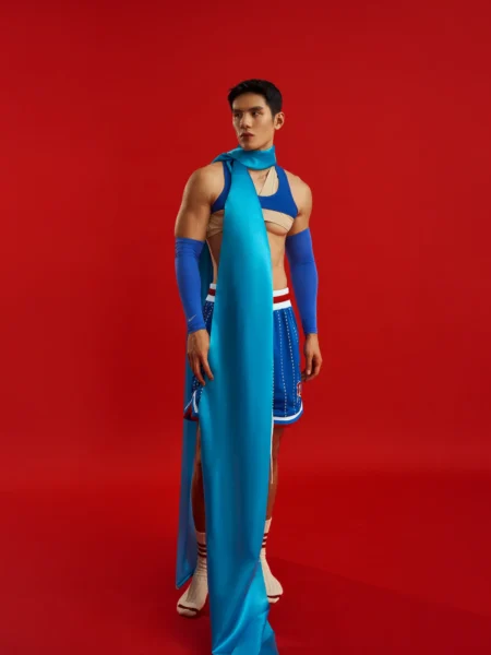 Pulling a bow and crossbow to bloom — Man editorial by Vánson Xu for VOUS Magazine