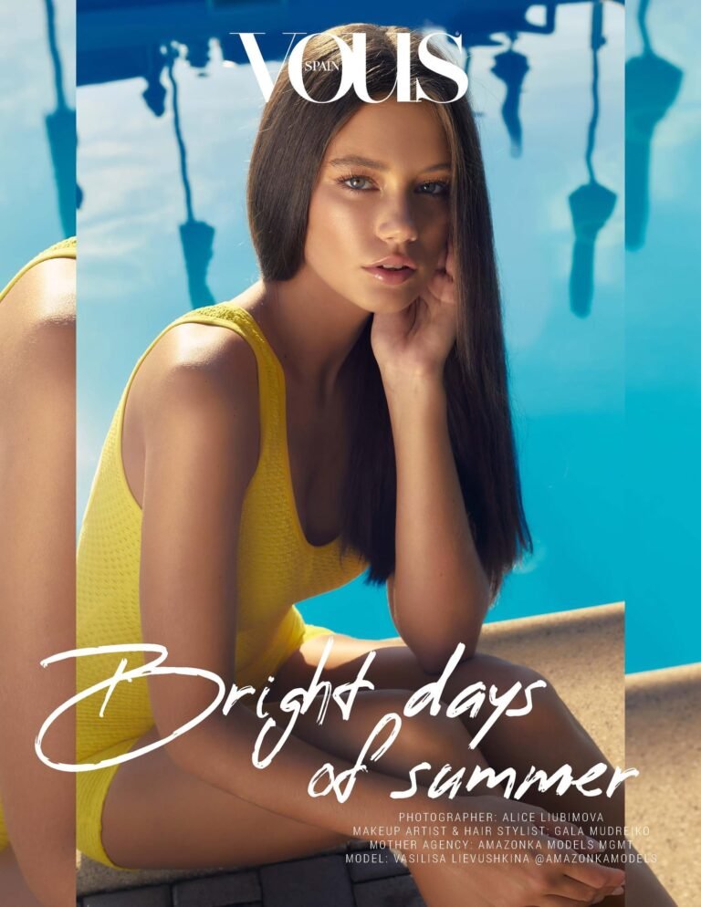 Bright days of summer — VOUS Magazine · The August Fashion & Beauty Edition · Vol.1 · 2024