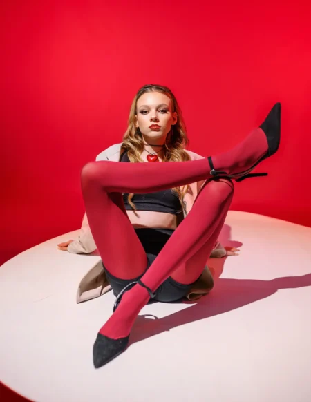 Deep Red — Beauty editorial by Yaroslava Gromova for VOUS Magazine