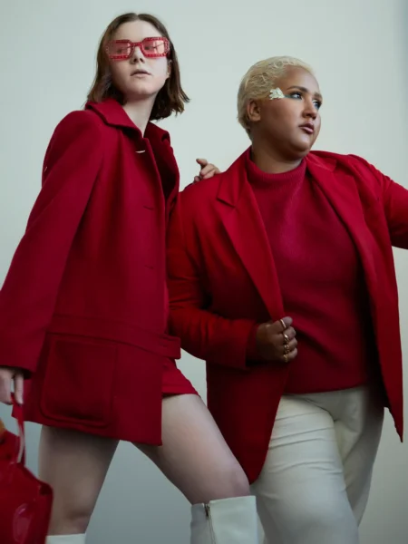 Red passion — Portrait editorial by Maria Poleshchuk for VOUS Magazine