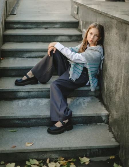 Autumn walk for adults — Fashion & Beauty editorial by Yana Kleshcheva for VOUS Magazine