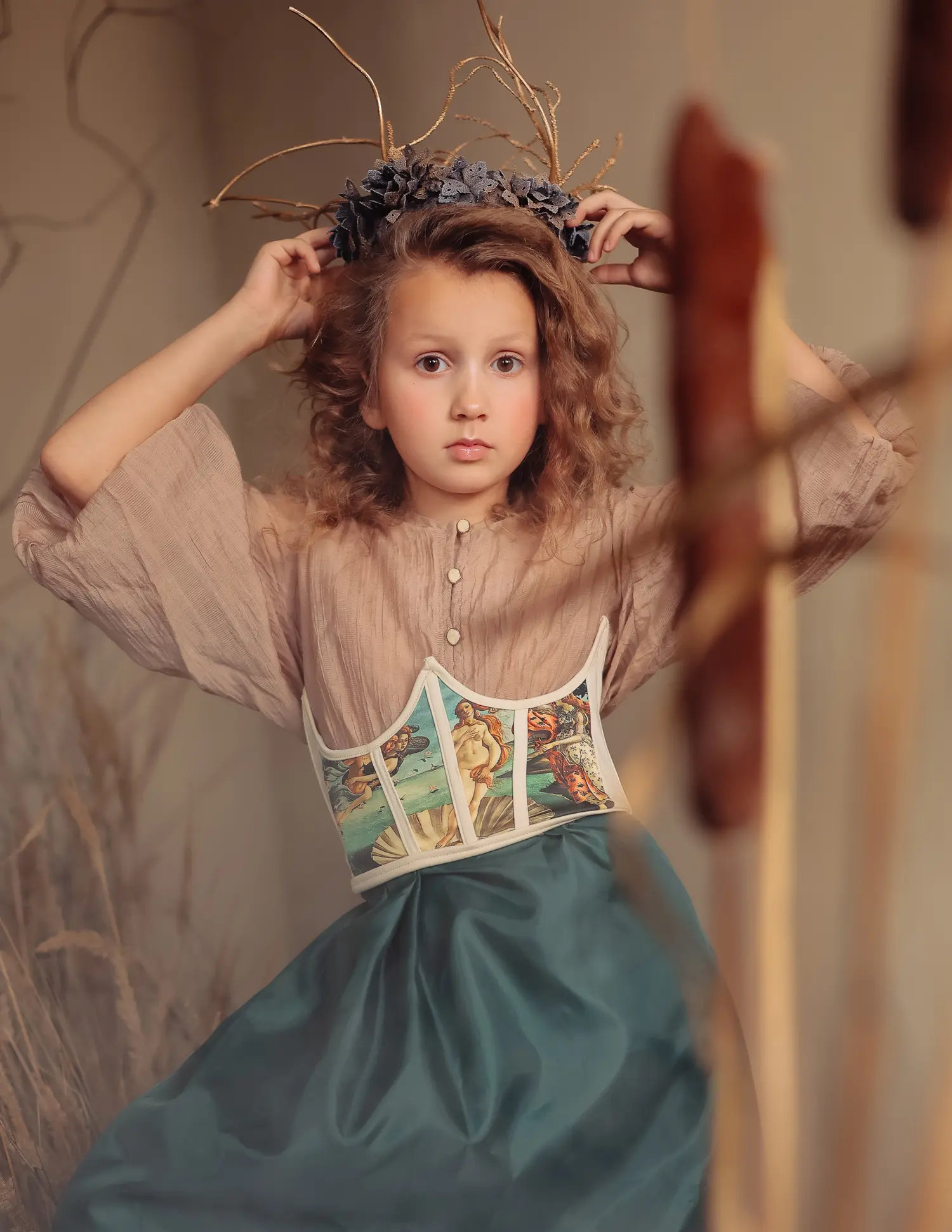 Forest nymphs — Teen editorial by Ekaterina Kutyaeva for VOUS Magazine