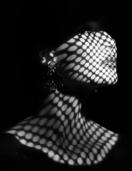 A Play of Light and Shadow — Portrait editorial by Poly Da Nova for VOUS Magazine