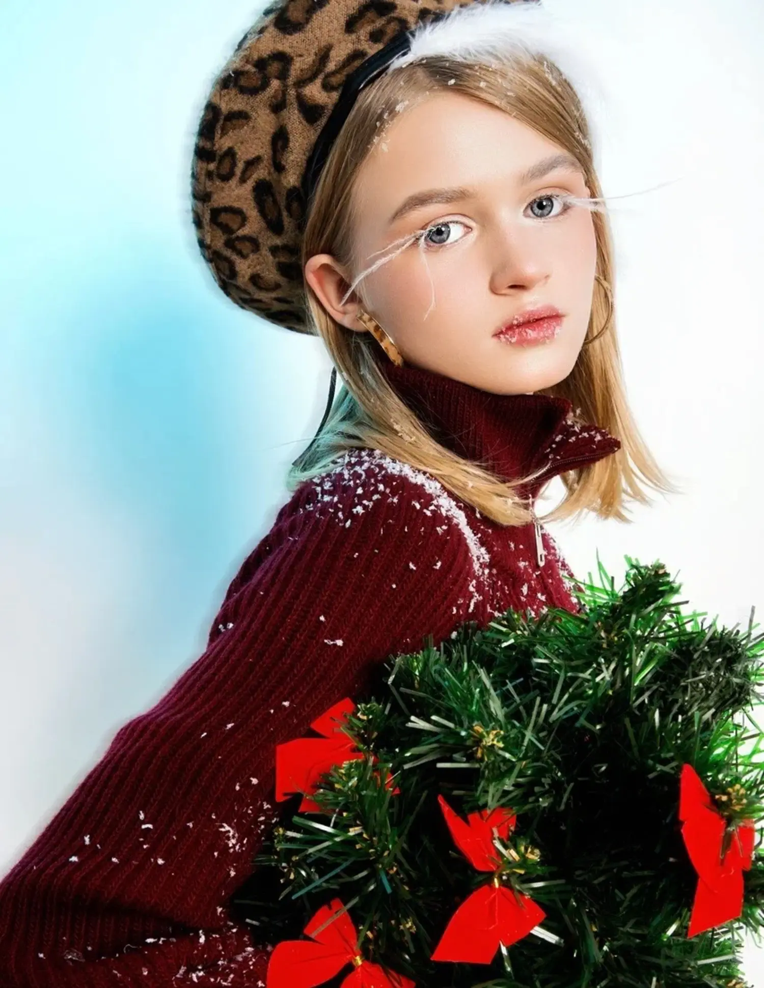 Frozen Fashion — Teen editorial by @Sia.iv_ph_kids for VOUS Magazine