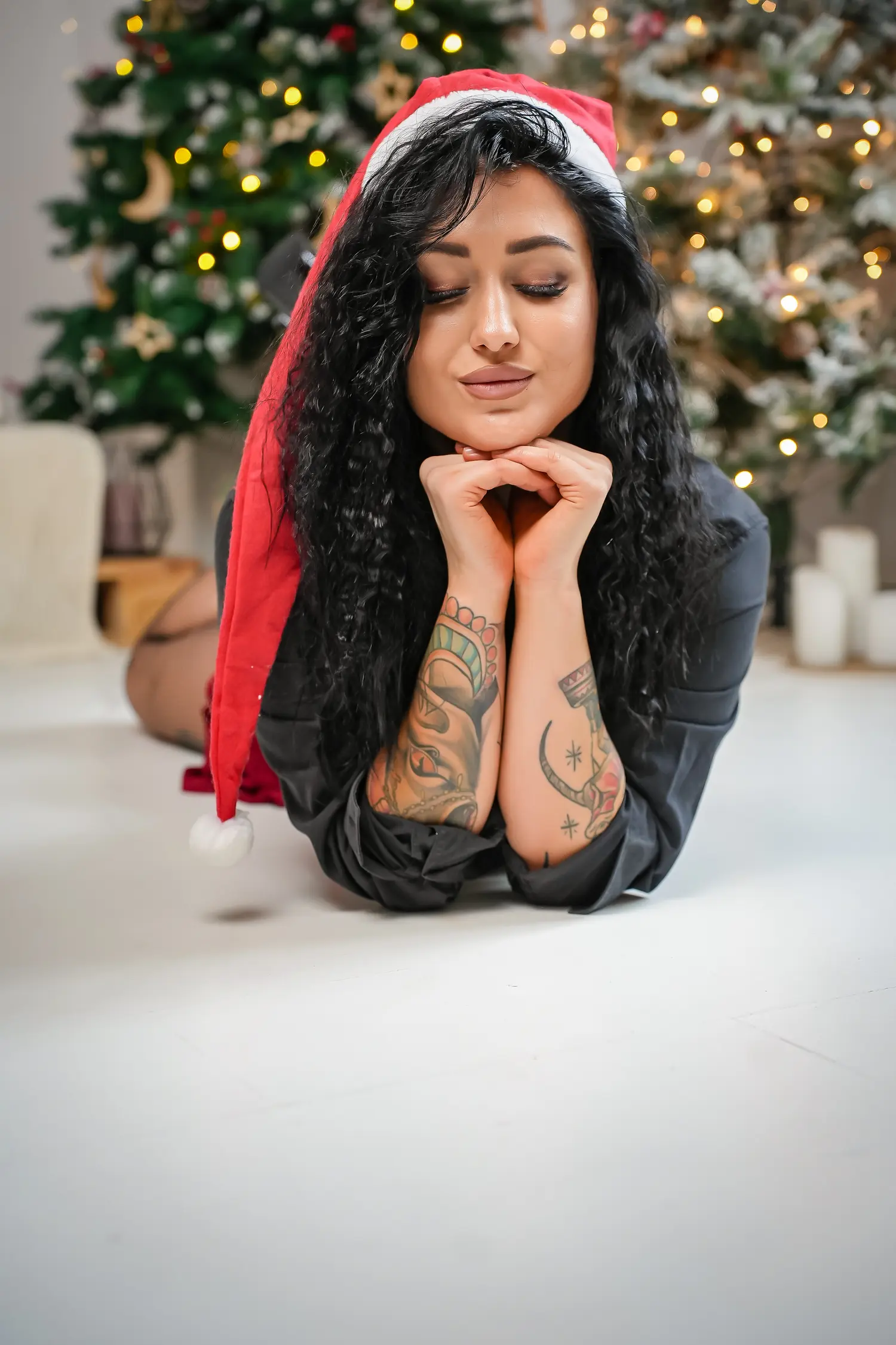 Santa's Little Rebel — Special Christmas editorial by PhotoDiawska for VOUS Magazine