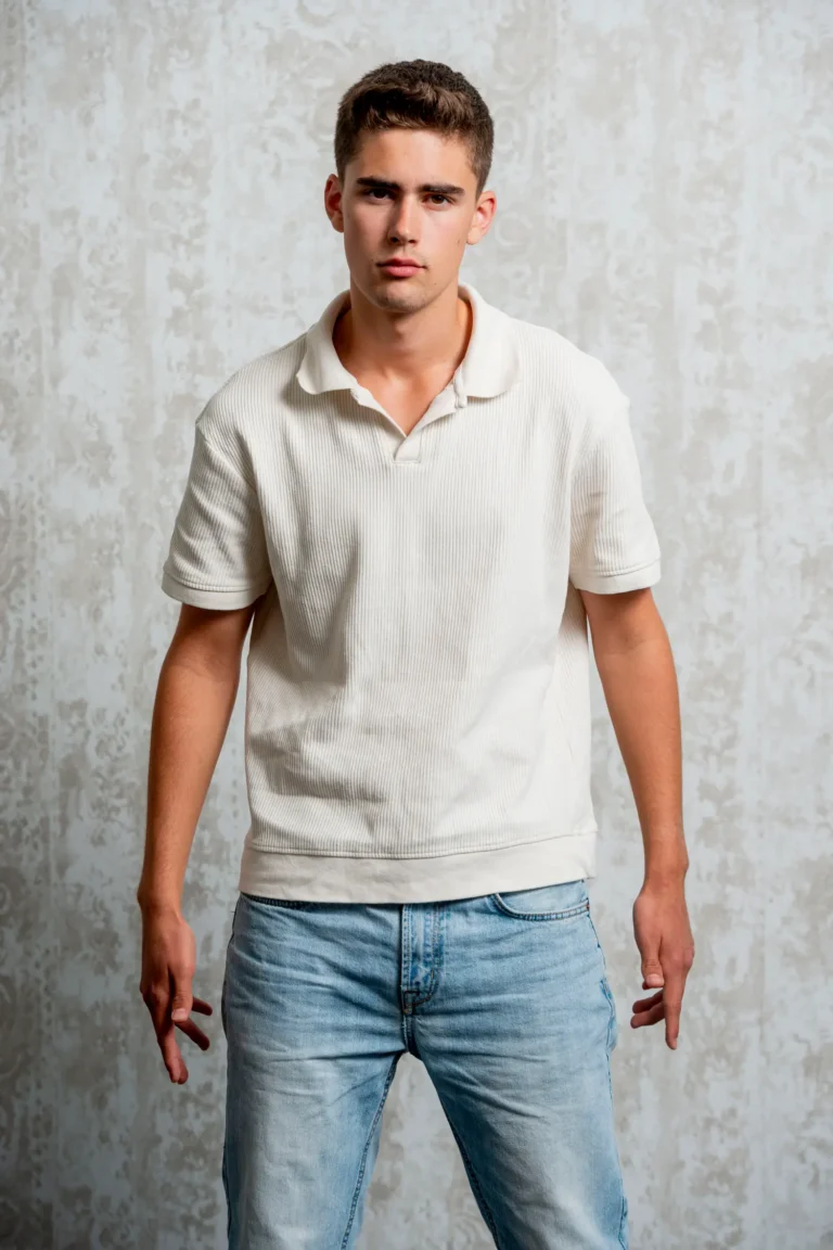 Sam's First Fashion Tests — Man editorial by Photographer Per Heimly for VOUS Magazine